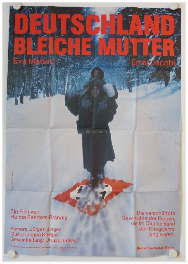 Deutschland bleiche Mutter originales deutsches A0-Filmplakat